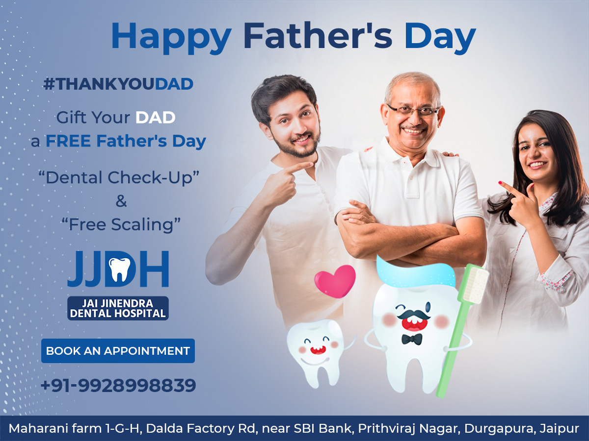 Gift Your DAD a FREE Fathers Day Dental Check-Up and Teeth Scaling